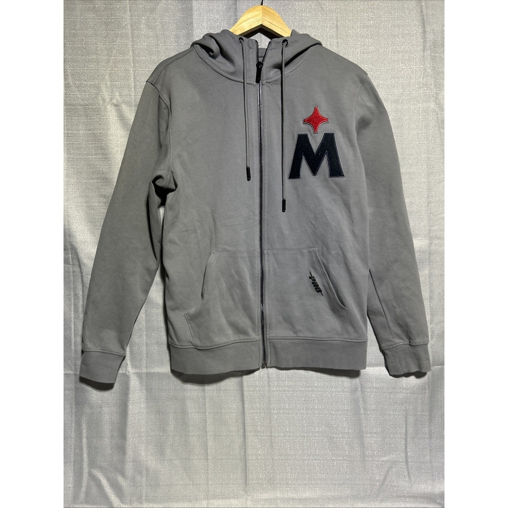 W Minnesota Twins MLB Baseball Full Zip Embroidered Heavy Hoodie L Scuba Inspire